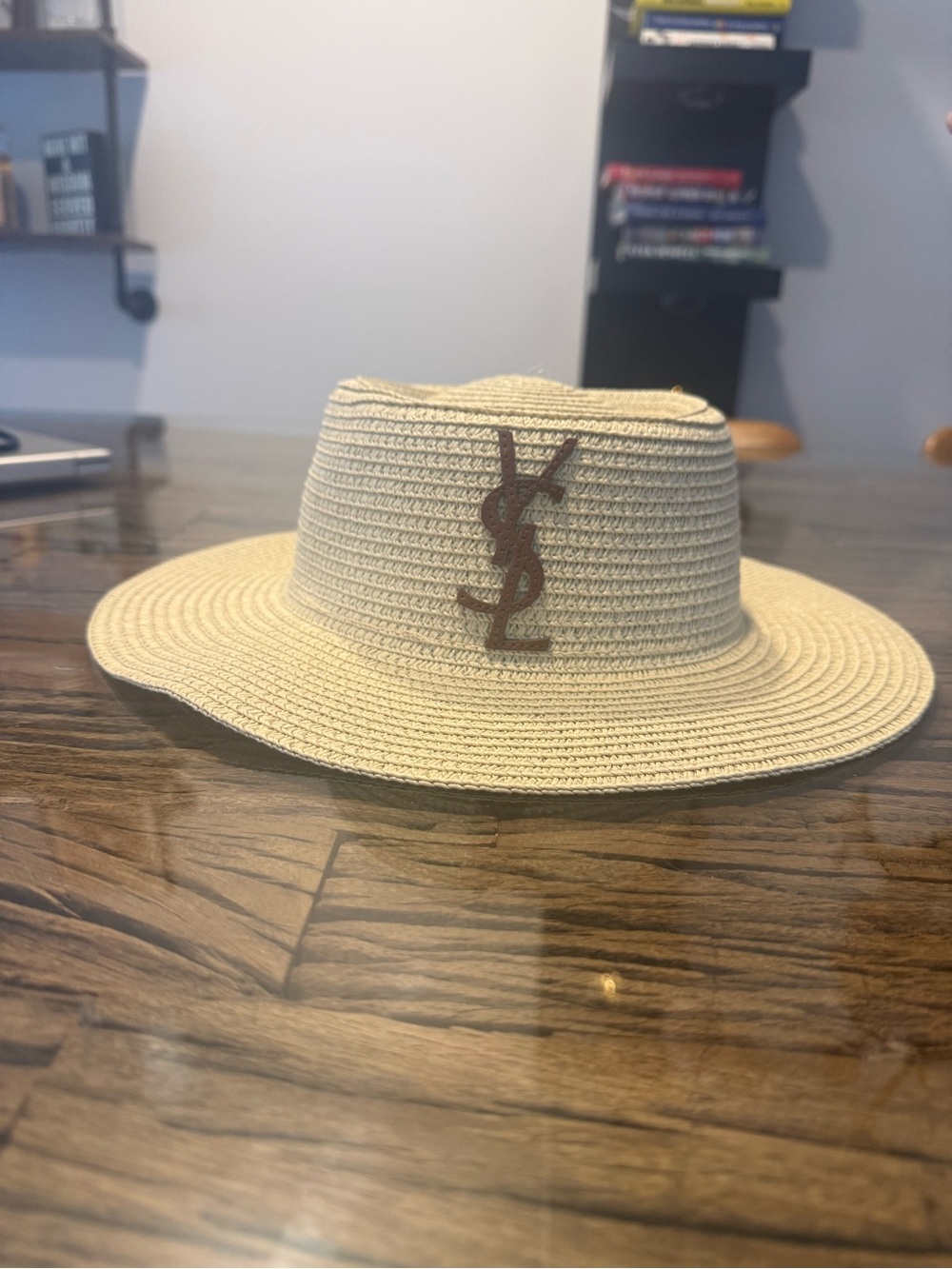Beach straw floppy hat